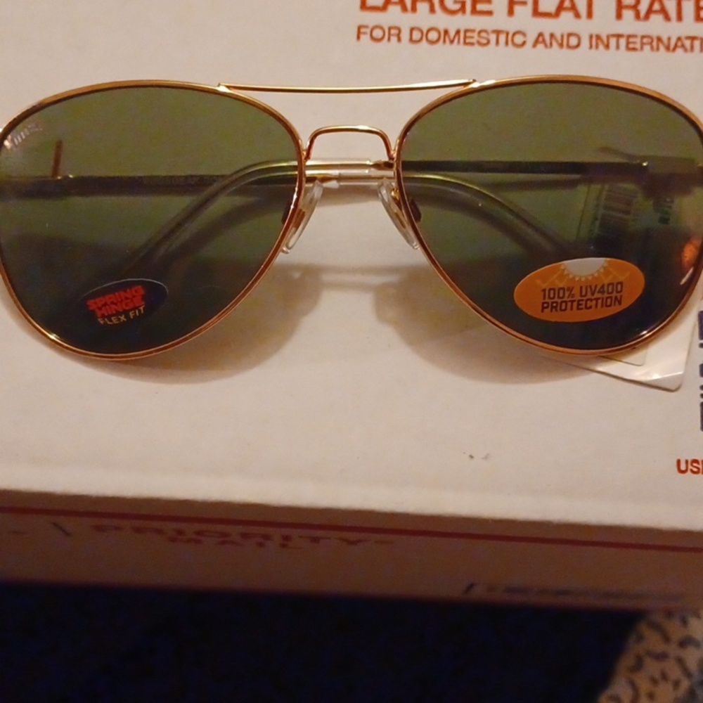 A pair of sun shades